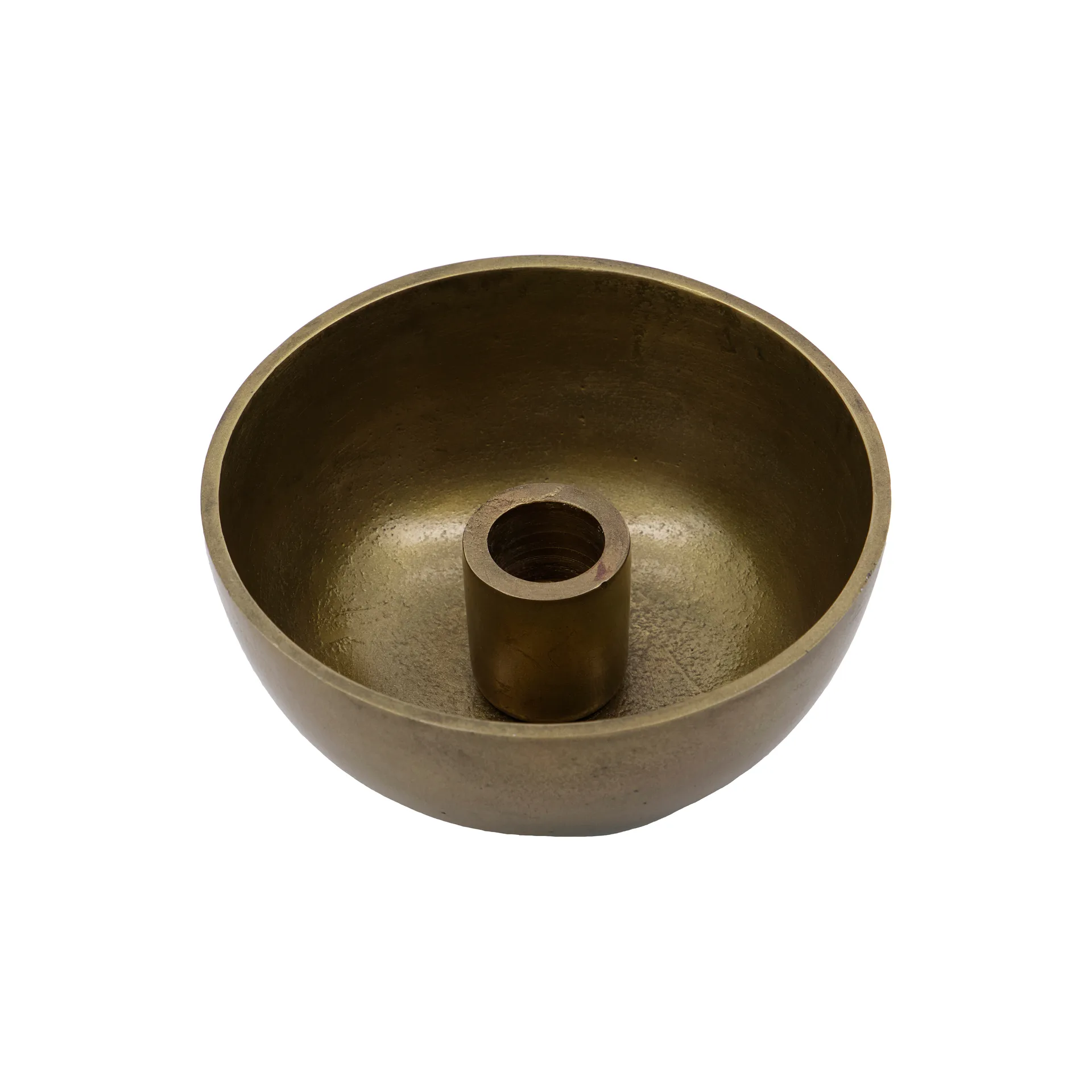 Candelabro Crown Ø13 cm, latón antiguo House Doctor