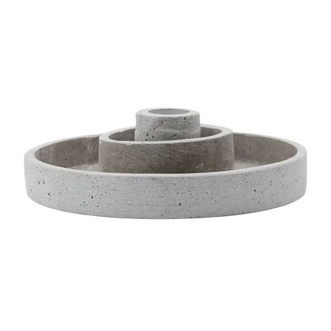 Candelabro Daca Ø15 cm, gris House Doctor