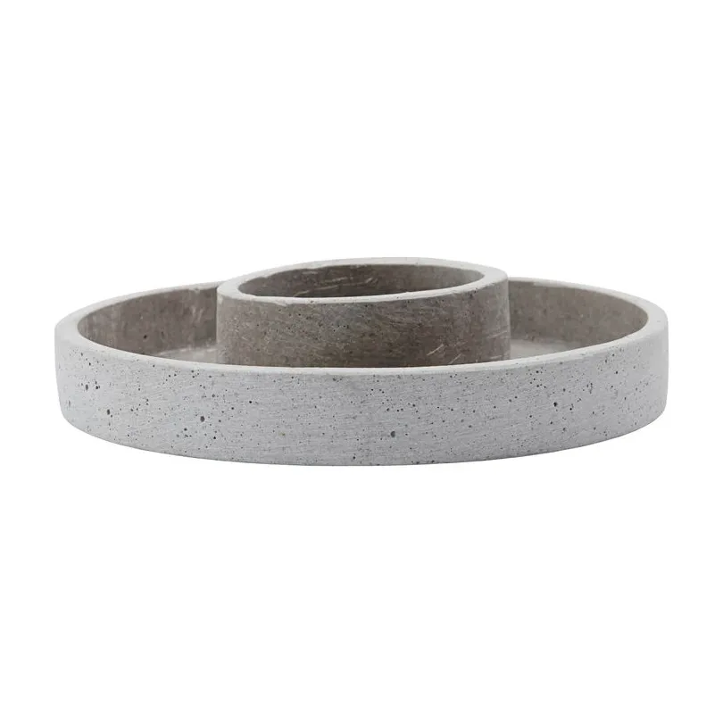 Candelabro Daca Ø15 cm, gris House Doctor