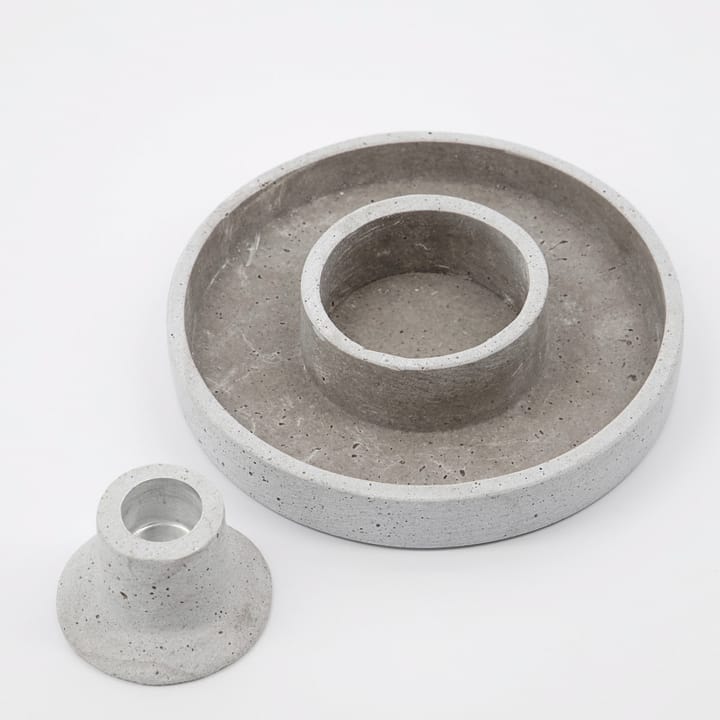 Candelabro Daca Ø15 cm, gris House Doctor