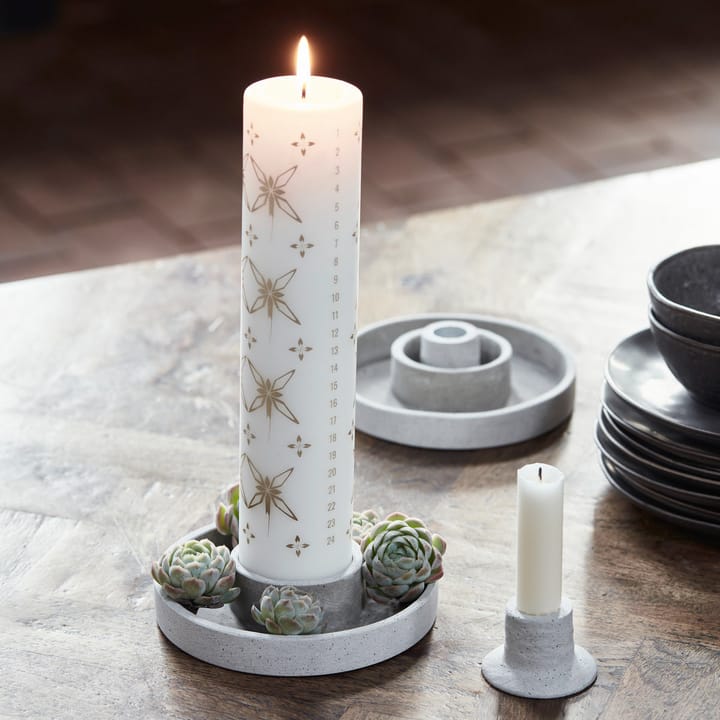 Candelabro Daca Ø15 cm, gris House Doctor