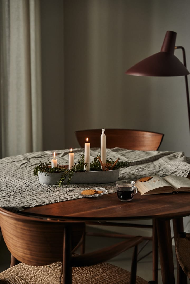 Candelabro de adviento Marb 13x35 cm, Hormigón House Doctor