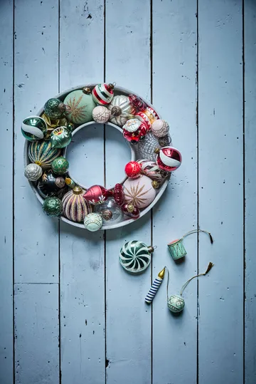 Candelabro de Adviento The Ring, vela gruesa - Hormigón - House Doctor