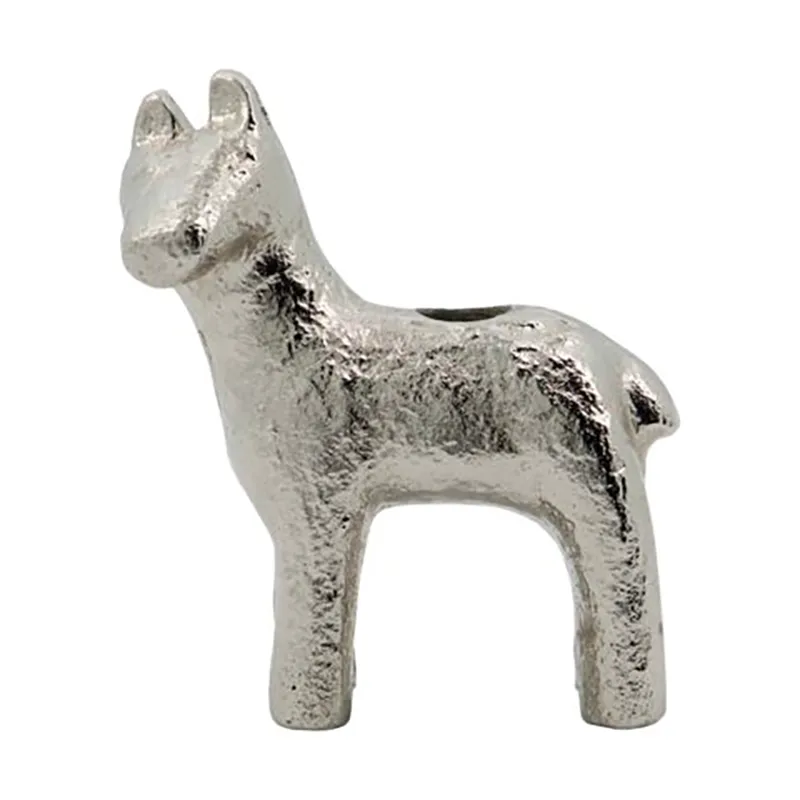 Candelabro Horse Ø7,5 cm, Plata antigua House Doctor
