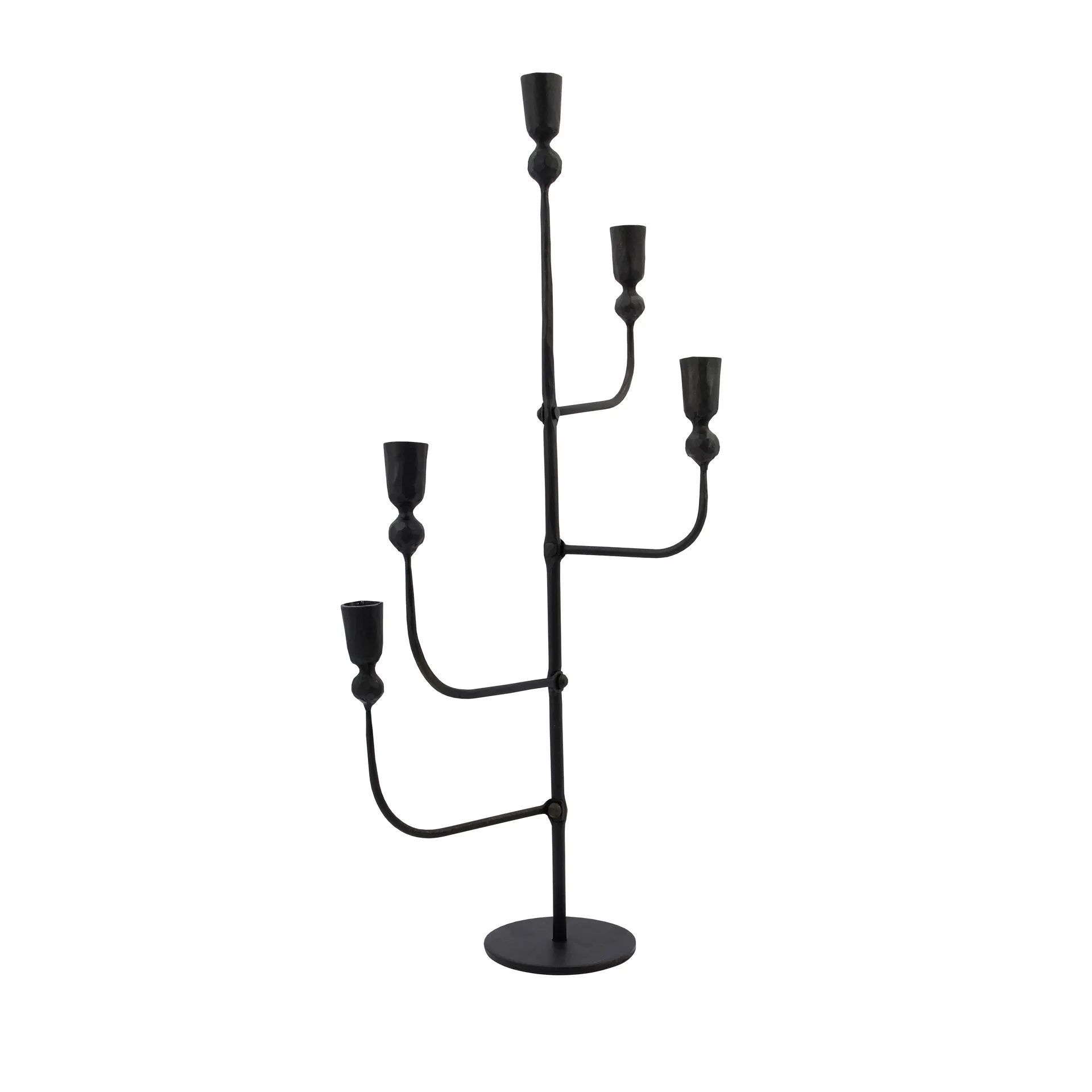 Candelabro Ira 61 cm, negro House Doctor
