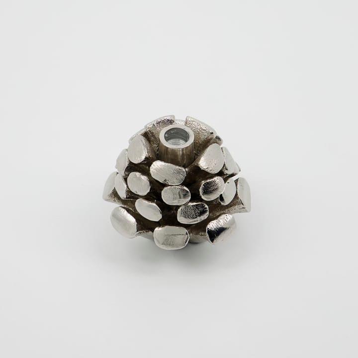 Candelabro Pine Cone Ø7,5 cm, Plata antigua House Doctor