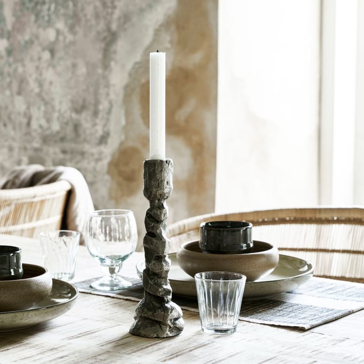 Candelabro Raku antiksilver, 25 cm House Doctor