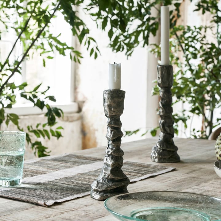 Candelabro Raku antiksilver, 25 cm House Doctor