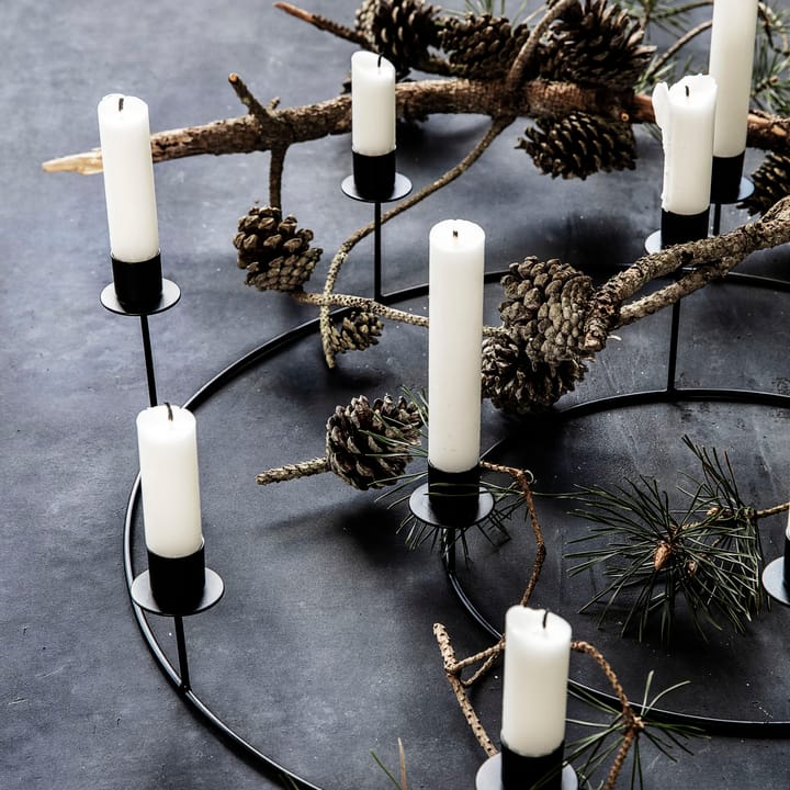 Candelabro Ring, negro House Doctor