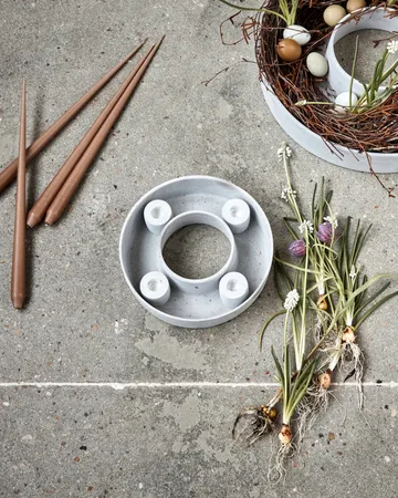 Candelabro The Ring - Grey - House Doctor