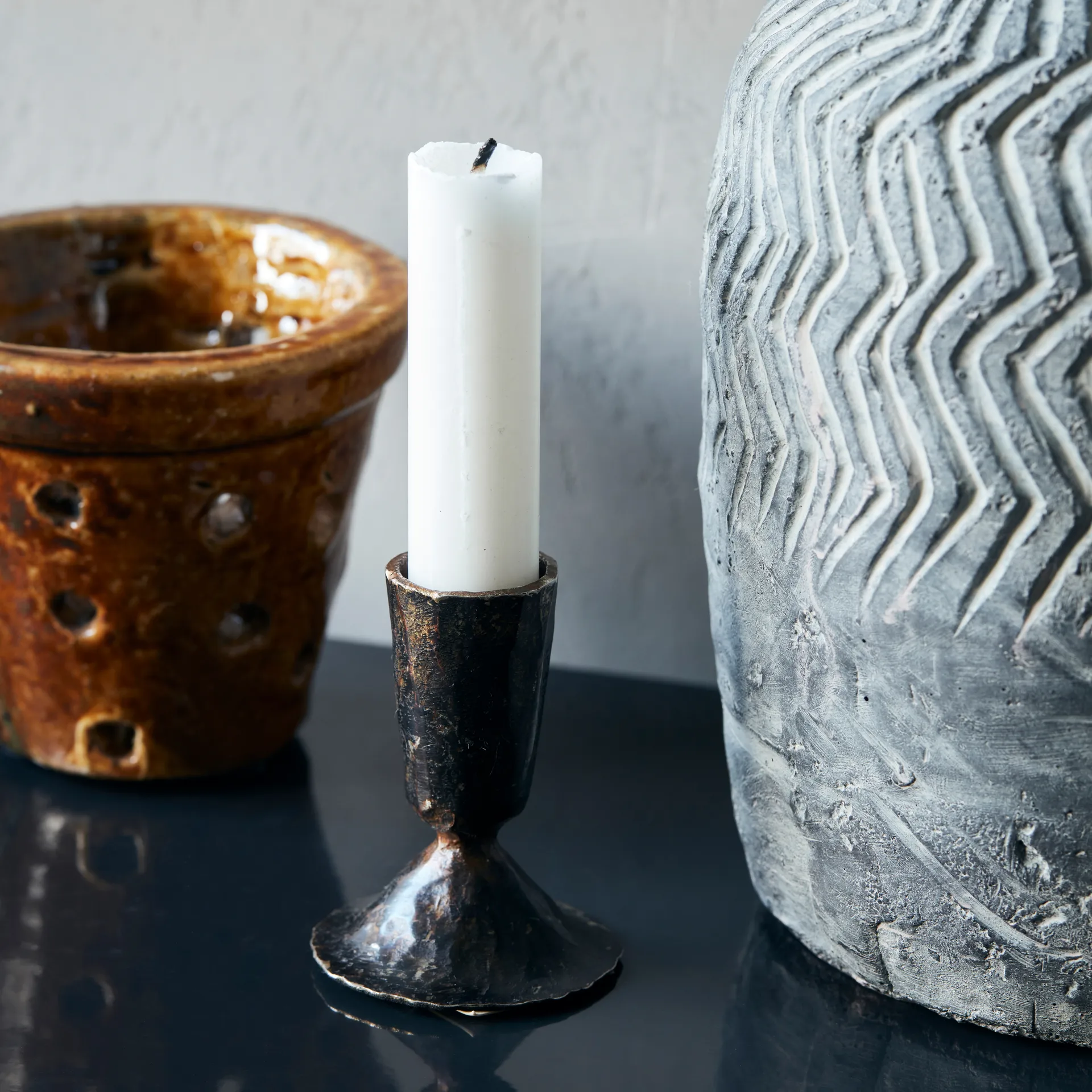 Candelabro Tino, negro House Doctor