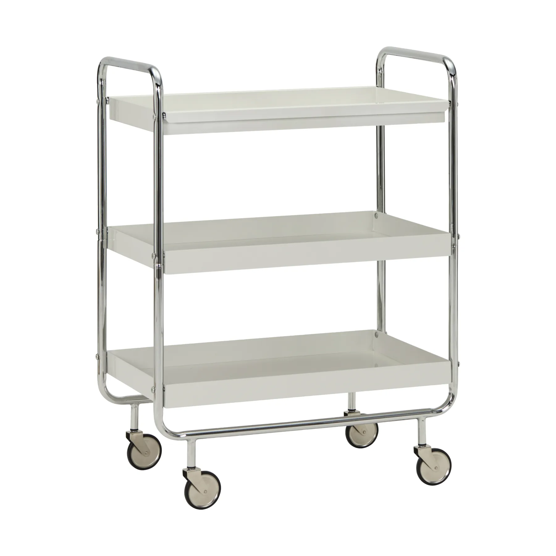 Carrito auxiliar Roll, Off-white-crome House Doctor