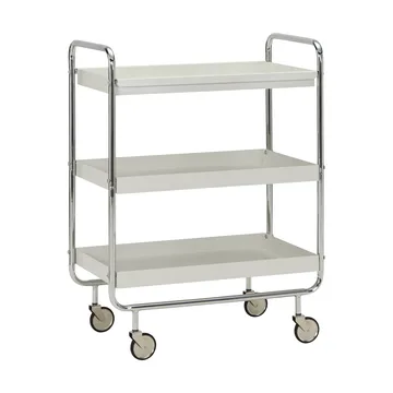 Carrito auxiliar Roll - Off-white-crome - House Doctor