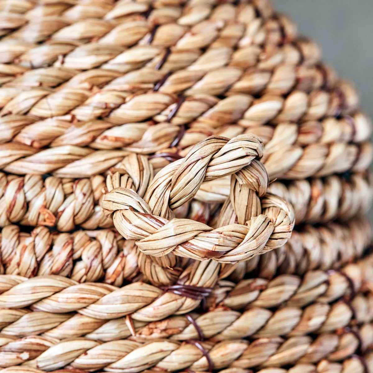 Cesta de almacenamiento con tapa Rama, 2-pack, Natural House Doctor