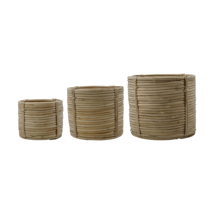 Cesta Linder 3 piezas - Natur - House Doctor