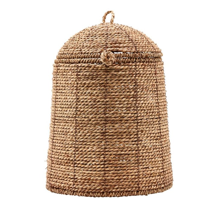 Cesto con tapa Rama natural - 34,5 cm - House Doctor