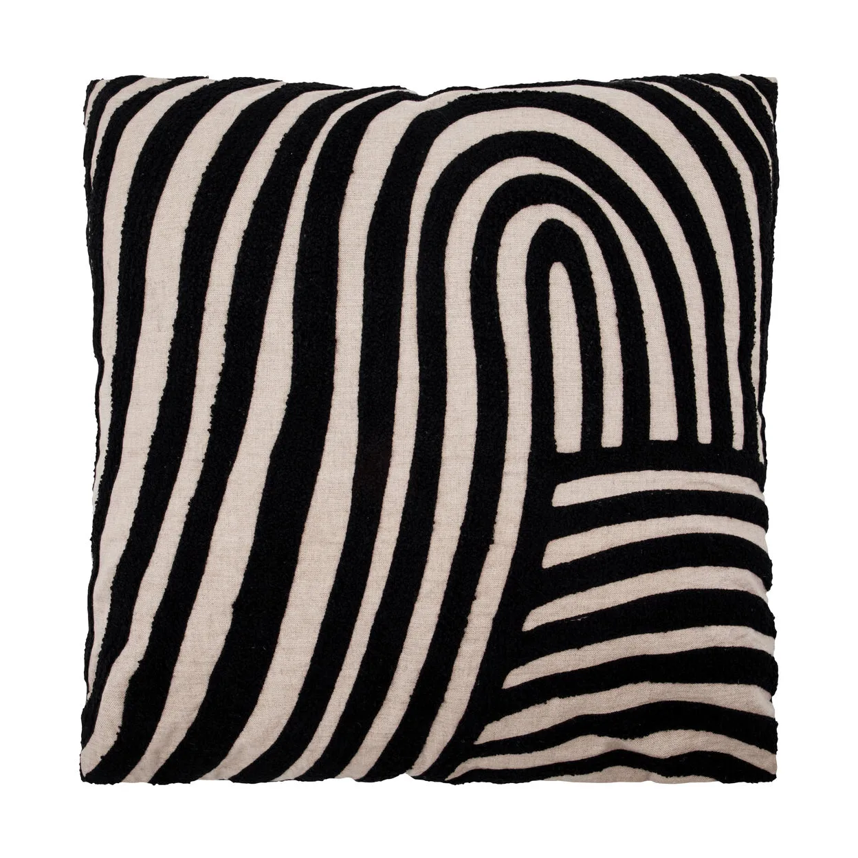 Cojín decorativo Sky, Arena-negro, 50x50 cm House Doctor