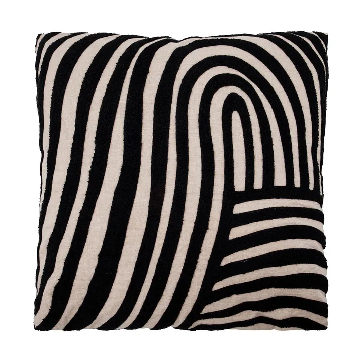Cojín decorativo Sky - Arena-negro, 50x50 cm - House Doctor