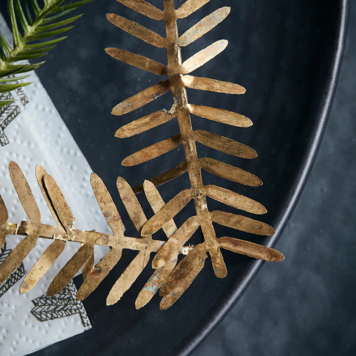 Colgante de Navidad Lamet corazón, latón House Doctor