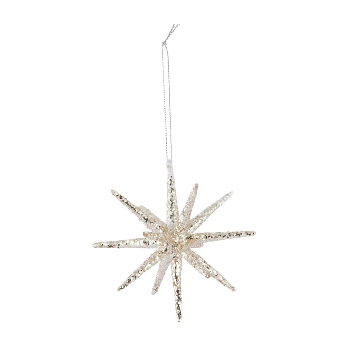 Colgante de navidad Spike Ø12 cm, Plata-brillantina House Doctor