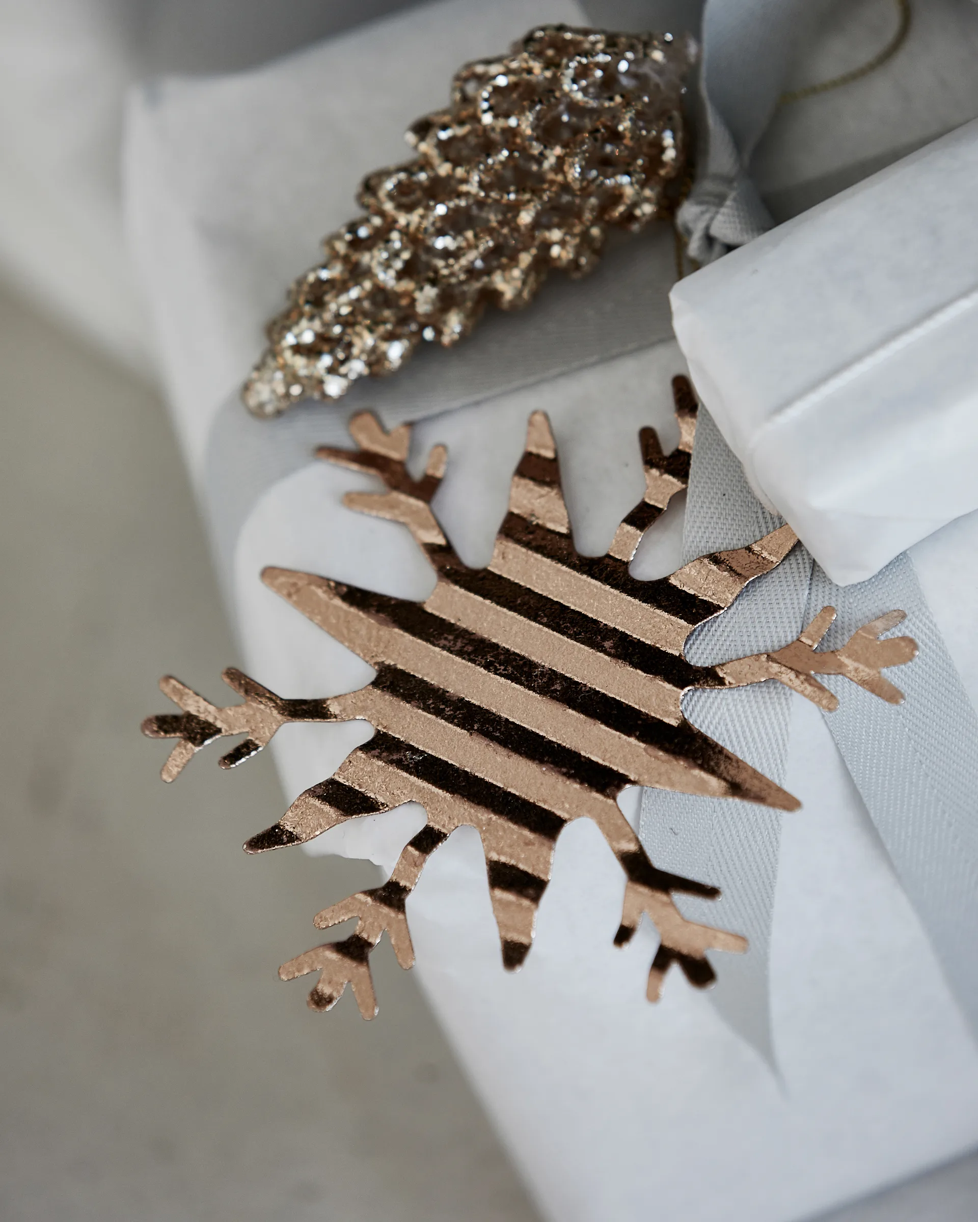 Colgante de navidad Tin plate, Ice crystal House Doctor