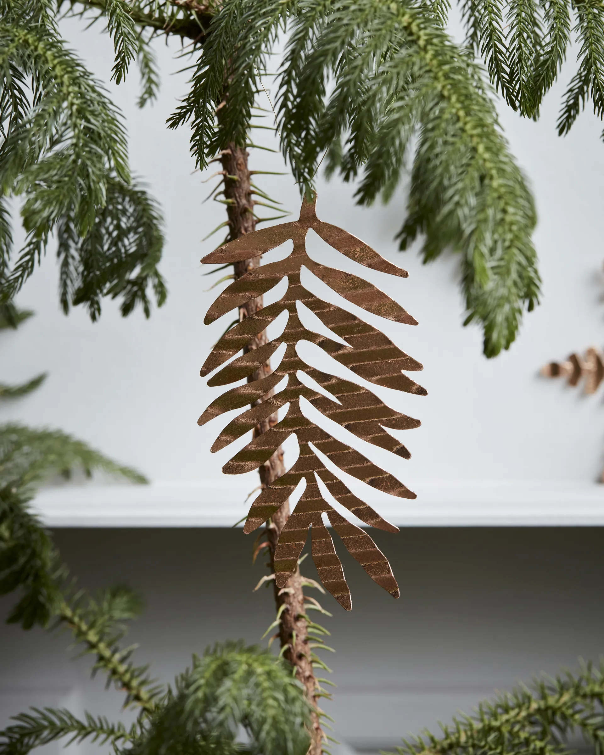 Colgante de navidad Tin plate, Leaf House Doctor