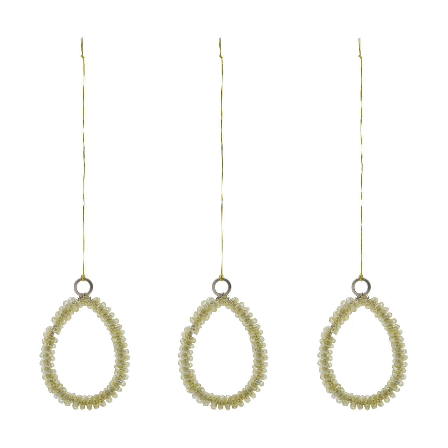 Colgante de Pascua Beads, pack de 3, Champagne House Doctor