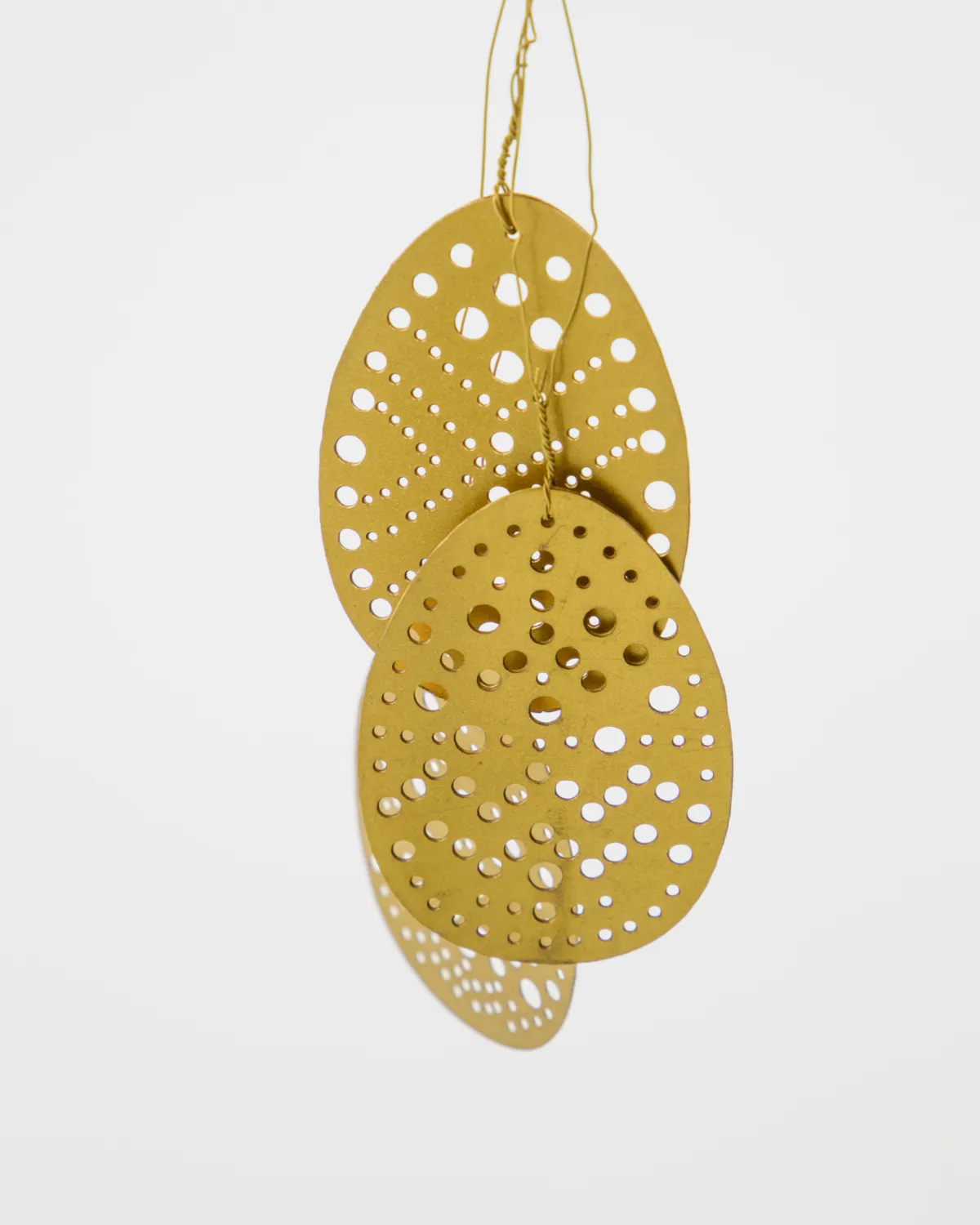 Colgante de Pascua Cut, 3 piezas, Latón antiguo House Doctor