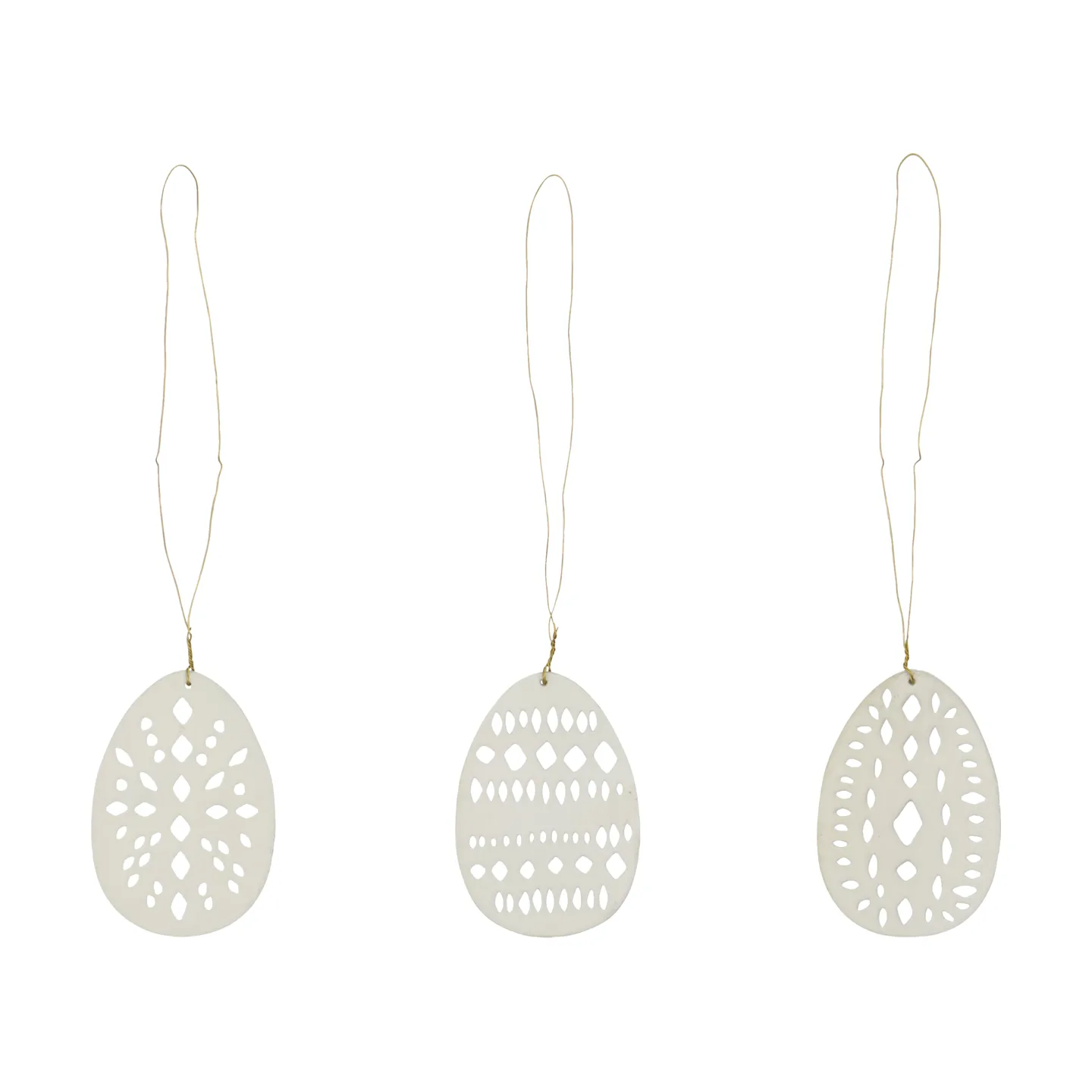 Colgante de Pascua Nori, 3 piezas, Beige House Doctor