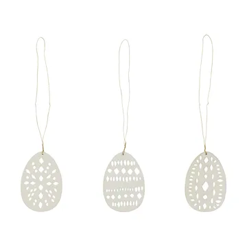 Colgante de Pascua Nori, 3 piezas - Beige - House Doctor