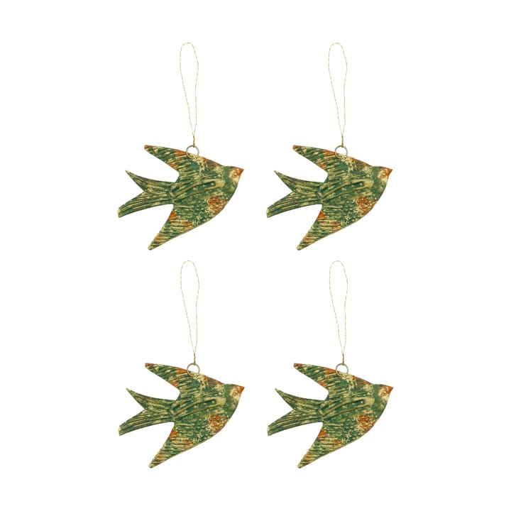 Colgante decorativo Humi 4-pack - Verde - House Doctor