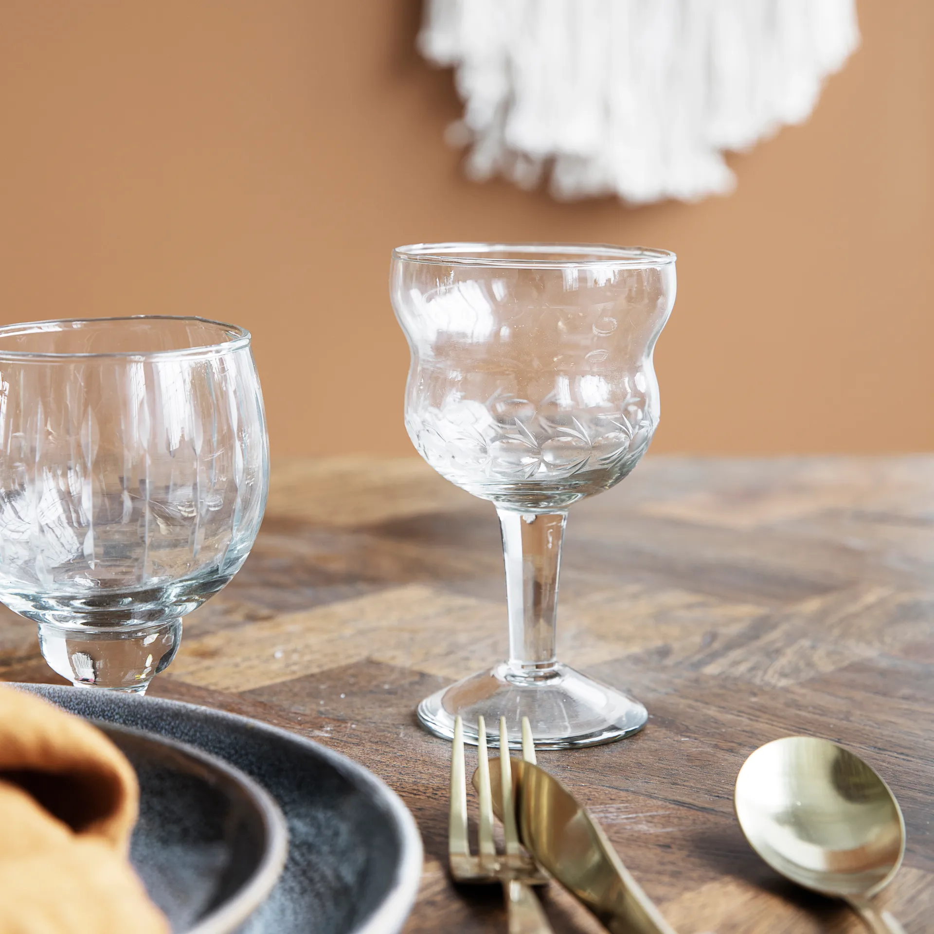 Copa de vino tinto Vintage, transparente House Doctor