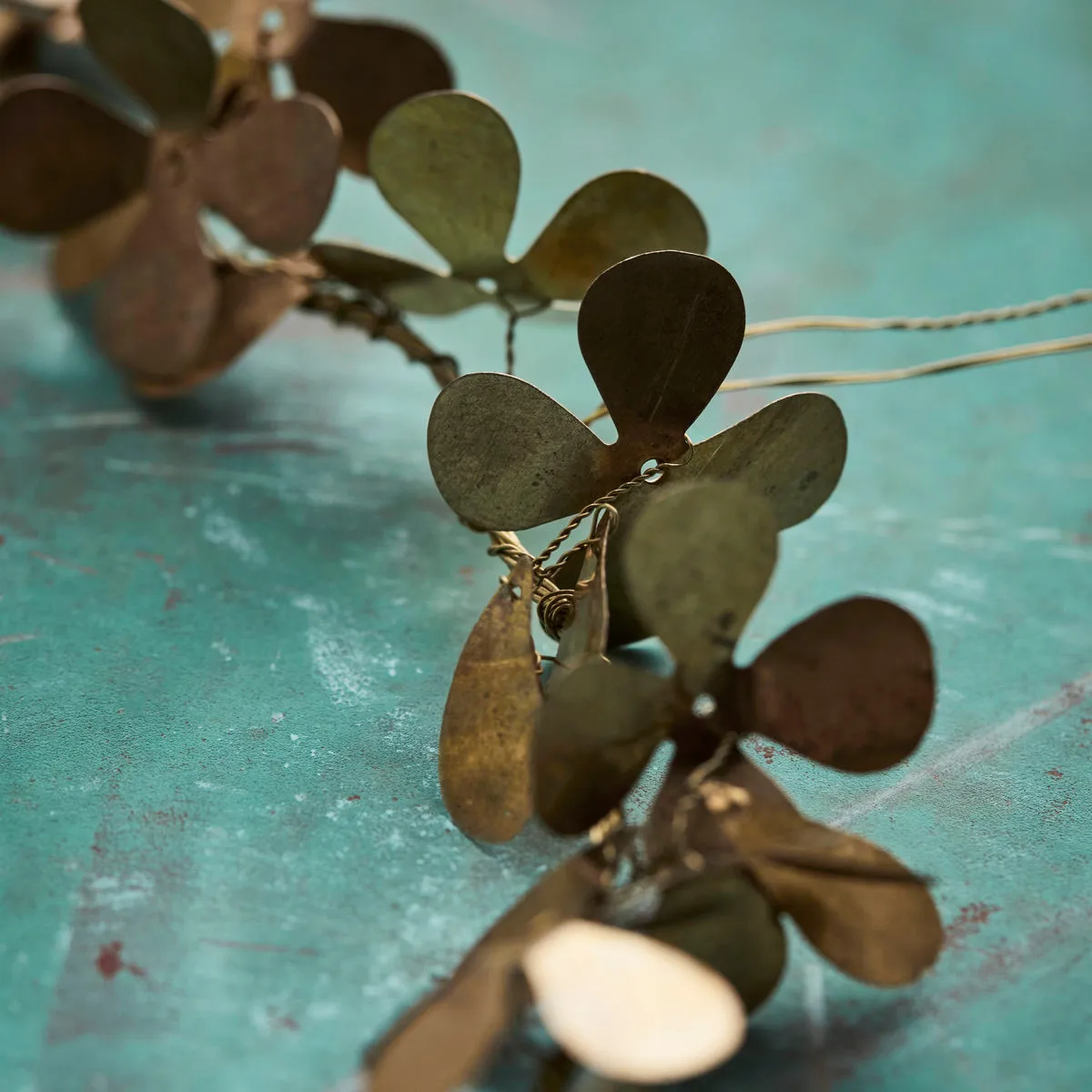 Corona Clover Ø12,5 cm, Latón House Doctor