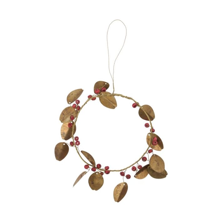 Corona de Navidad Auric Ø12 cm, Latón House Doctor