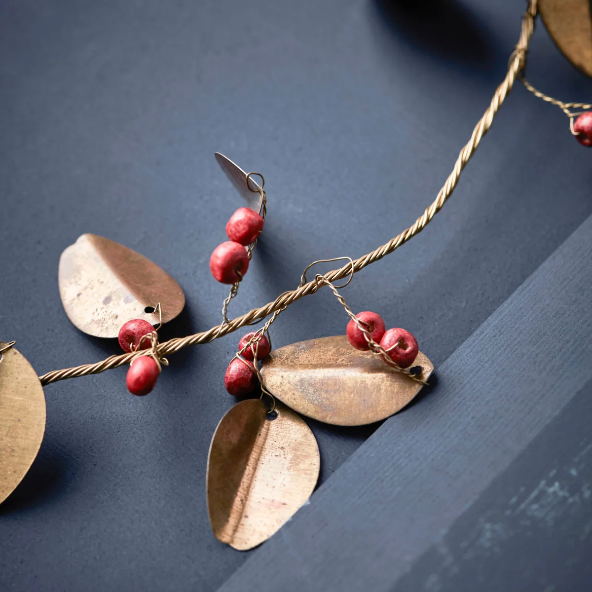 Corona de Navidad Auric Ø20 cm, Latón House Doctor