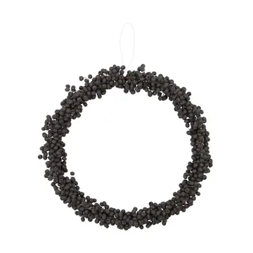 Corona Winter Ø23 cm - Negro - House Doctor