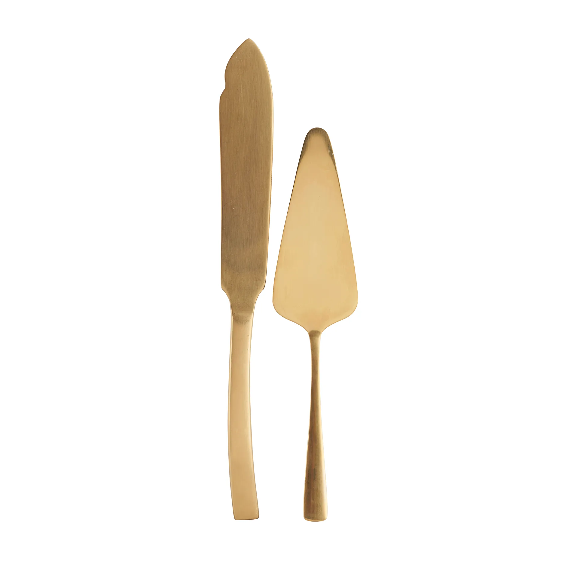 Cubiertos de servir tarta Golden, 2 piezas House Doctor