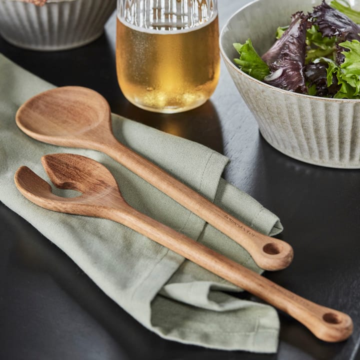 Cubiertos para ensalada Eya natur 2 piezas, 27,5 cm House Doctor
