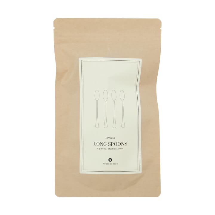 Cuchara Brush 4-pack, Silver finish House Doctor