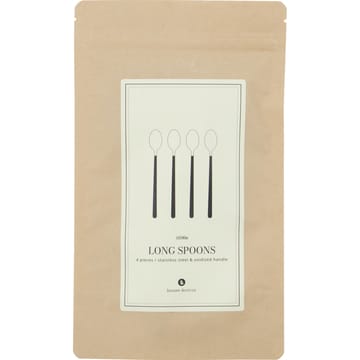 Cucharars Ox 4-pack - Negro-plata - House Doctor