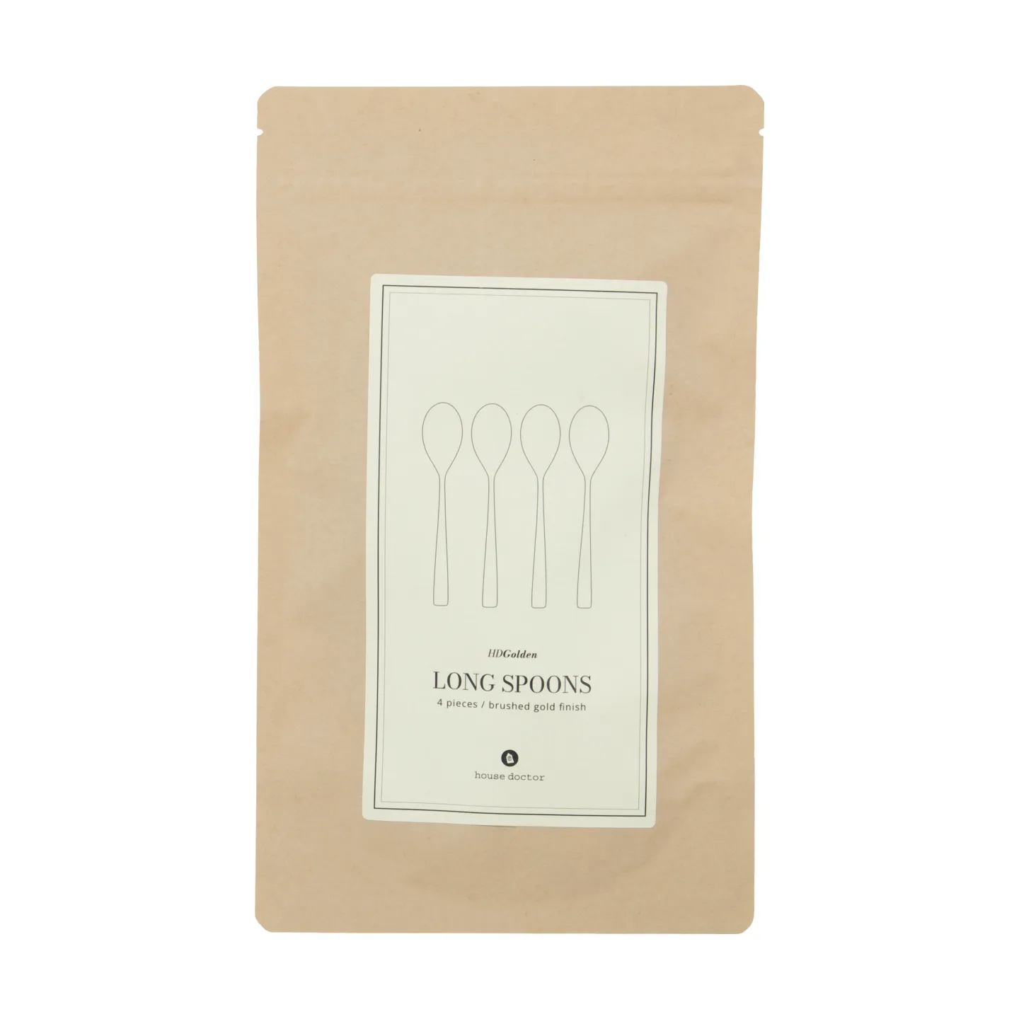 Cucharas Golden 4-pack, Dorado House Doctor