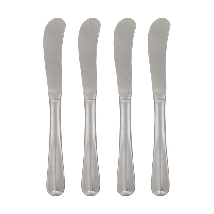 Cuchillo para mantequilla Mora 4-pack - Silver finish - House Doctor