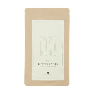 Cuchillo para mantequilla Mora 4-pack - Silver finish - House Doctor