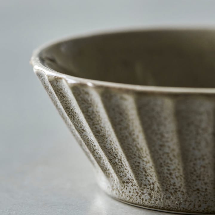 Cuenco Pleat Ø8 cm, Gris-marrón House Doctor