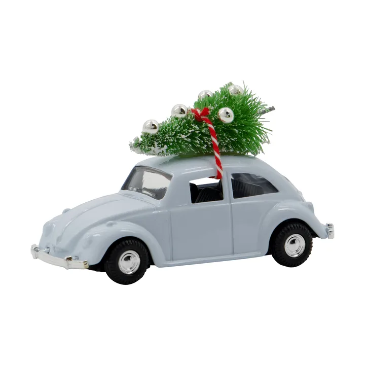 Decoración de Navidad MINI Xmas car - Azul claro - House Doctor