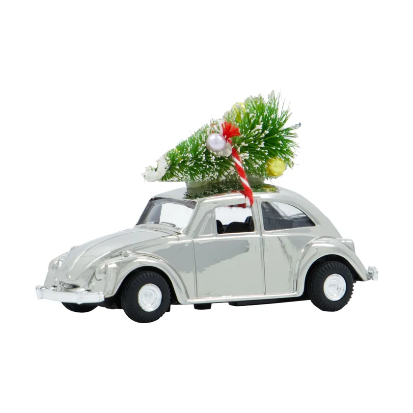 Decoración de Navidad MINI Xmas car, Plata House Doctor