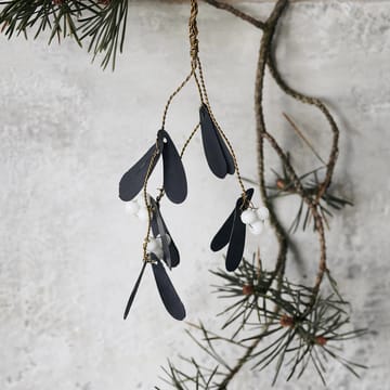 Decoración de Navidad Mistletoe pequeña - negro - House Doctor