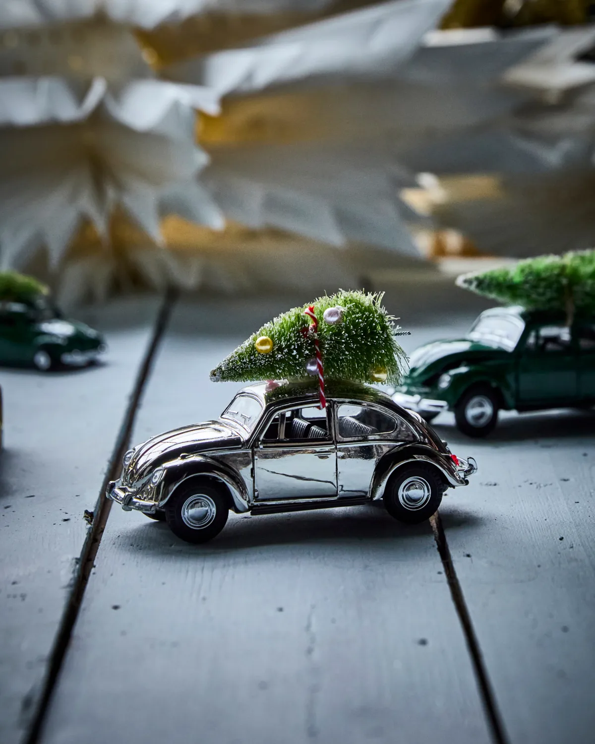 Decoración de Navidad Xmas car, Plata House Doctor