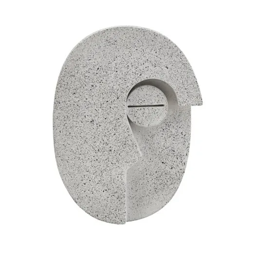 Decoración de pared Face 14 cm, gris House Doctor
