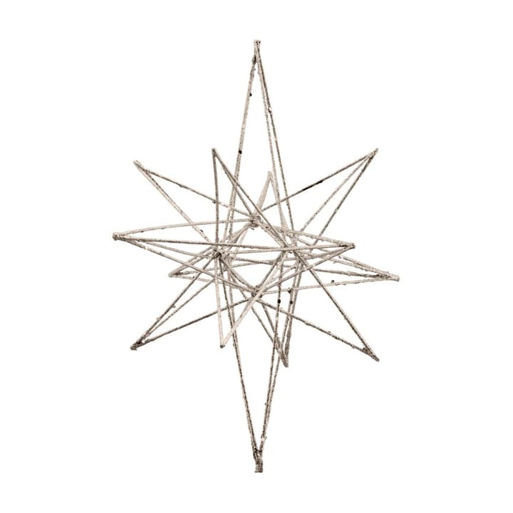Decoración navideña Star 14x25 cm, Champagne House Doctor